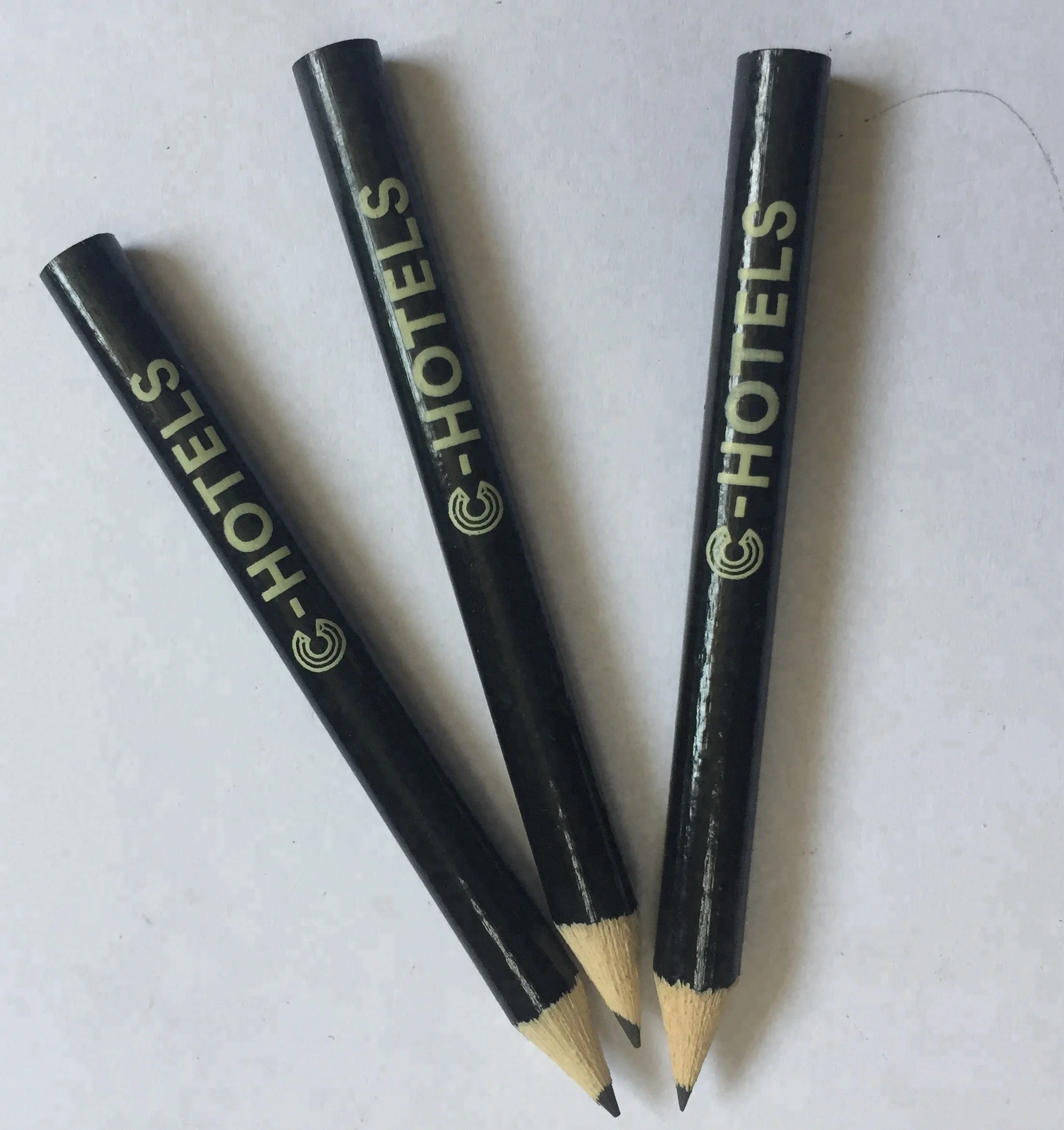 
Special striped foil wooden golf score pencil 