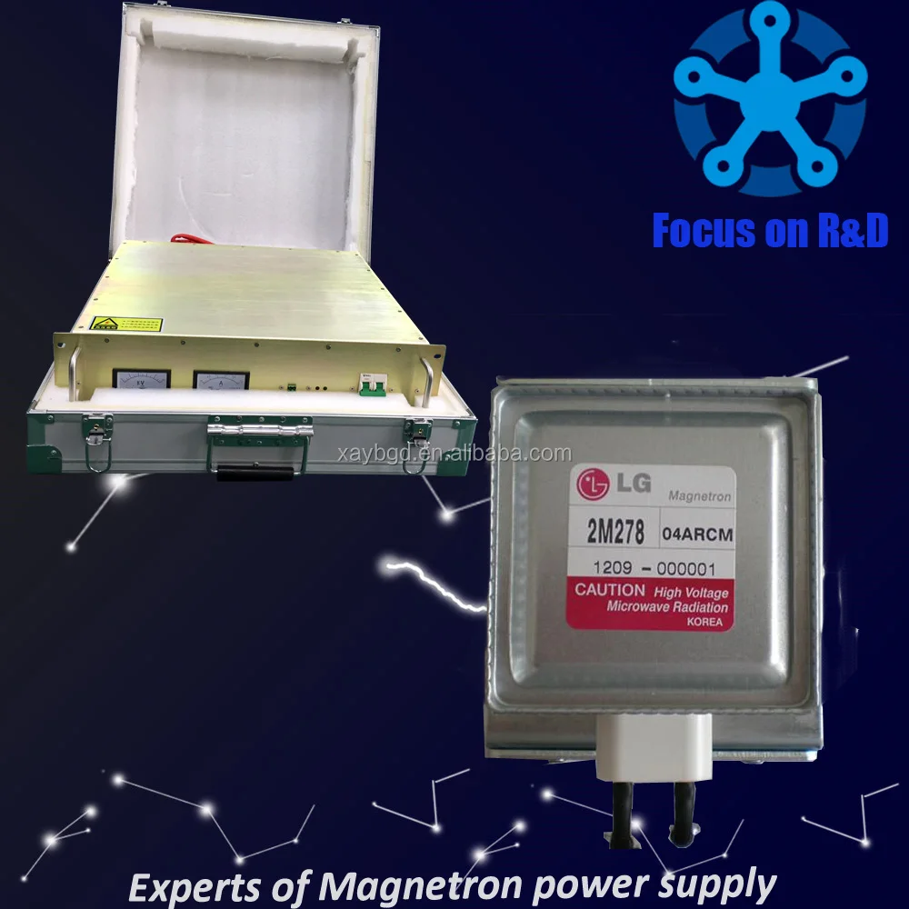 2000w 2kw magnetron power generator for microwave dryers