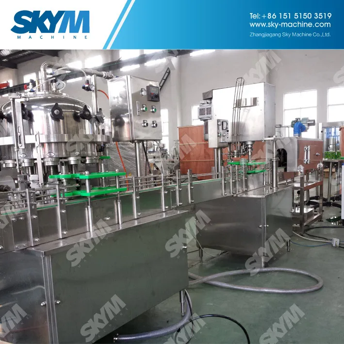 Маленький полный автоматический соды/пиво может разливочная машина/линия/оборудование/машина для консервирования