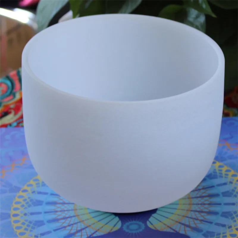 JINGDIAN 432HZ Crystal Singing Bowls 8 inch