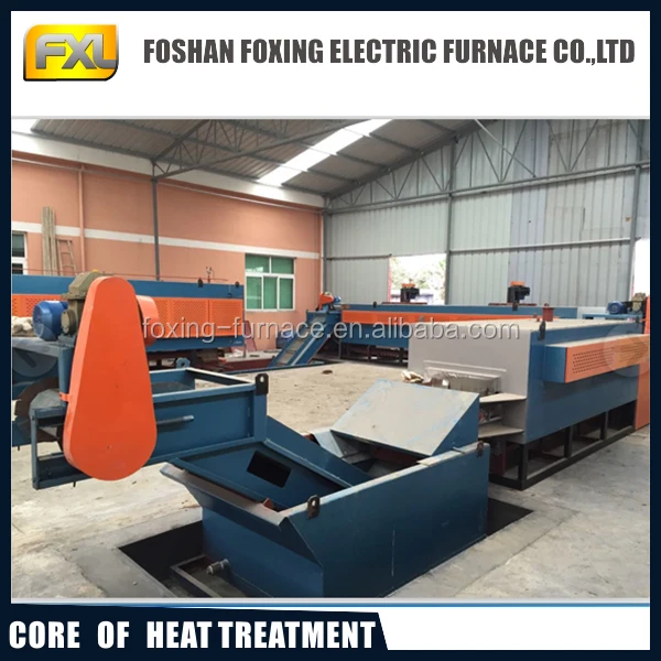 2022 new design continuous mesh belt furnace for fastener hardening carburizing heat treatment
