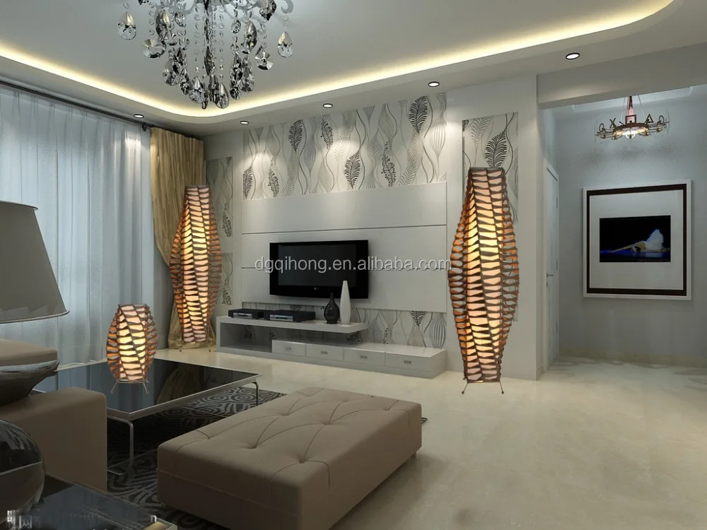 
indoor lighting unique decorative floor paper lamp 