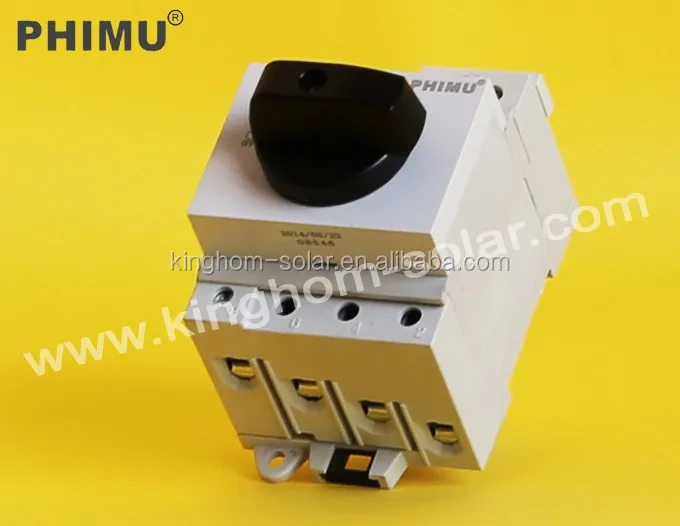 SAA DIN RAIL TYPE 1000V DC Isolator Switch