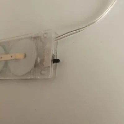 Mini Push Button Led Light 1CR2032 Battery Flashing Led Light for Toy