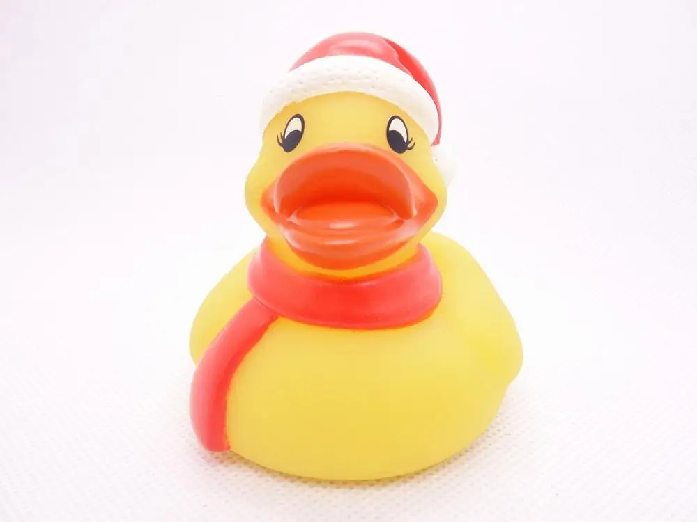 
Non-toxic Soft Plastic Shower Time Rubber Duck Yellow 