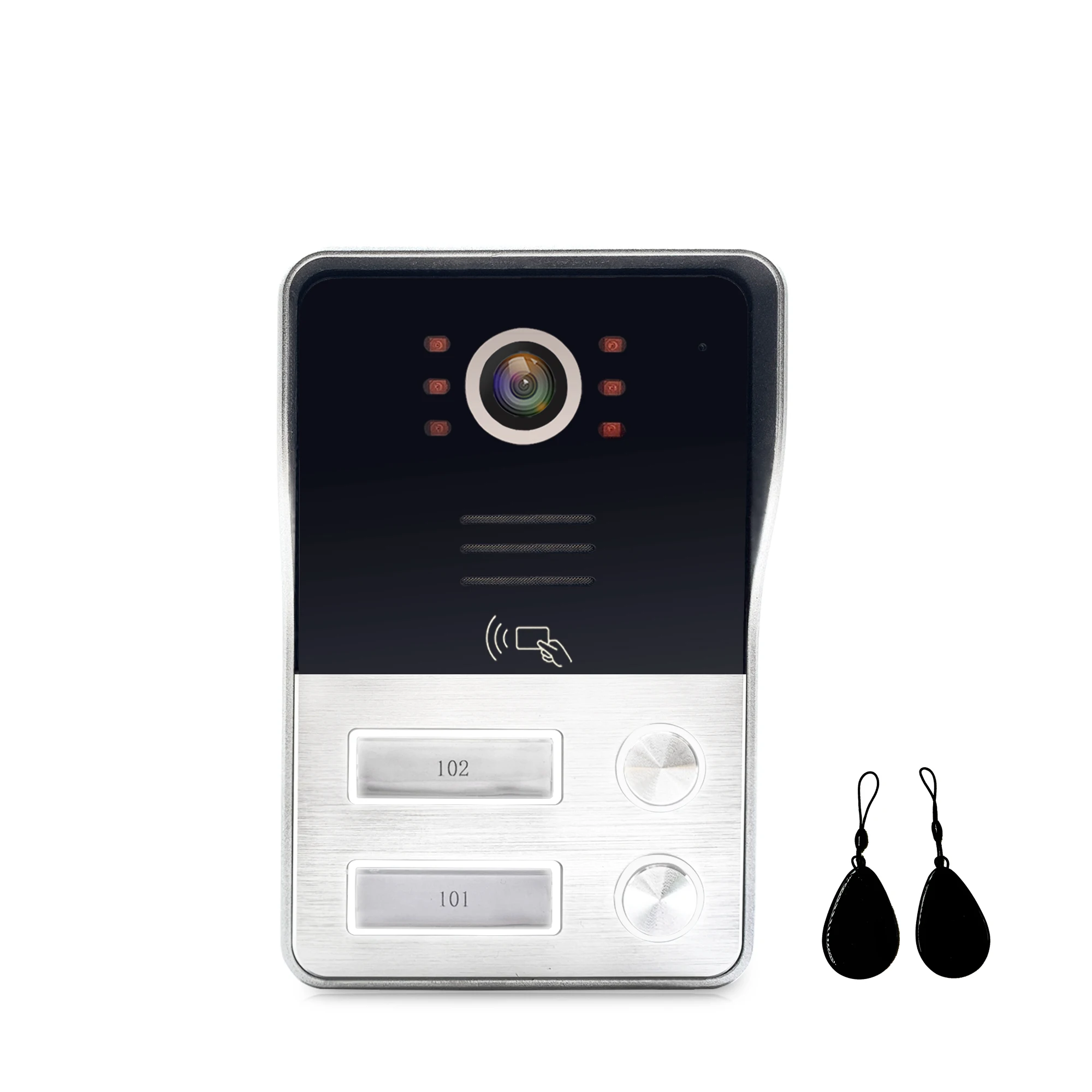 Zhuhai morning multi family doorbell ip65 waterproof  multi apartment video intercom system