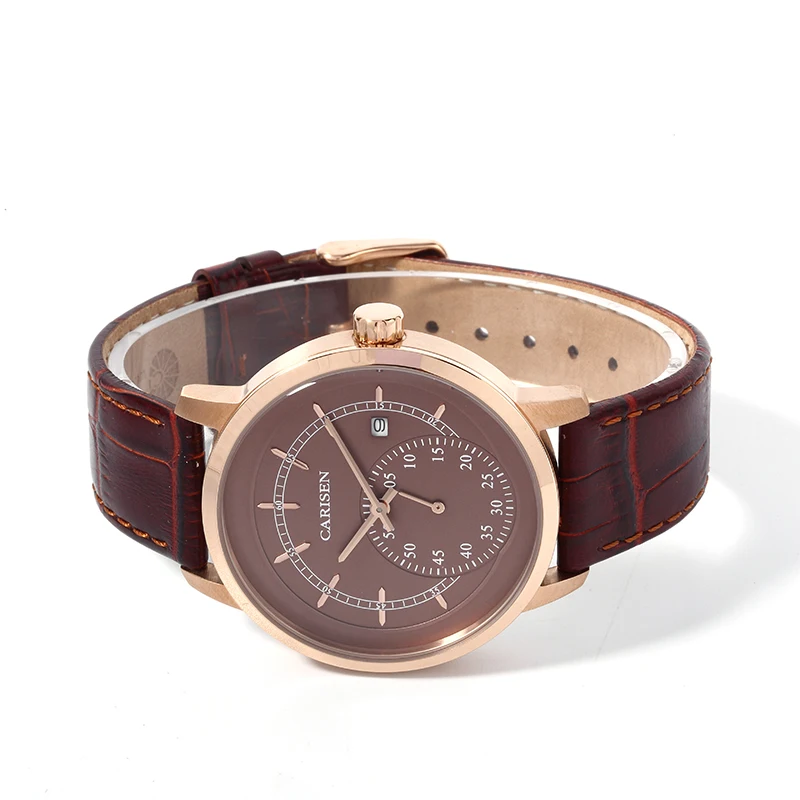 Carisen Japan Quartz Movement Watch 316 Stainless Steel Men Quartz Watch