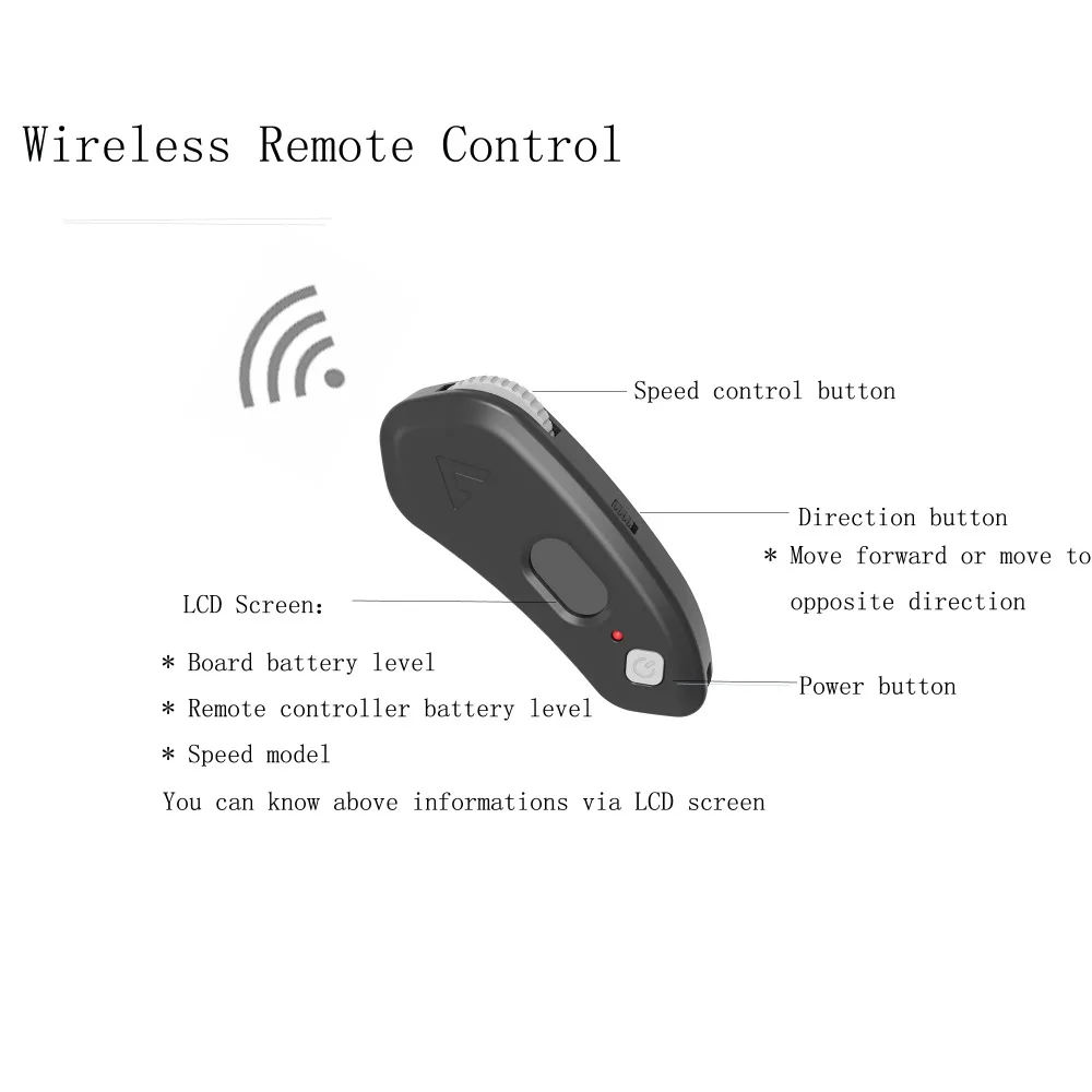 Adult Sport Remote Control Electric Skateboard E Longboard With Big wheel 83mm