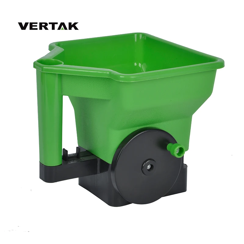 VERTAK 3L plastic hand held manual lawn garden fertilizer and seed spreaders