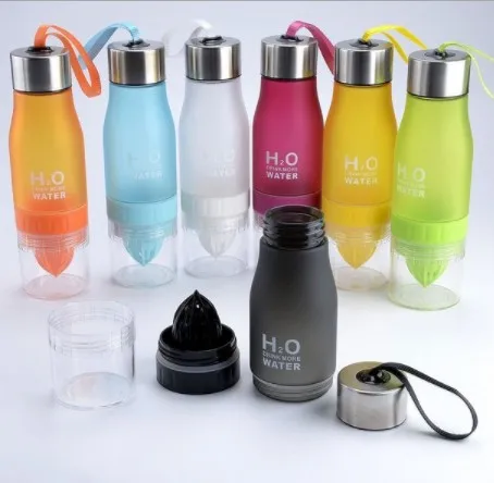 
H2O Lemon / Fruit Infuser Water Bottle New Version Leak Proof BPA Free 