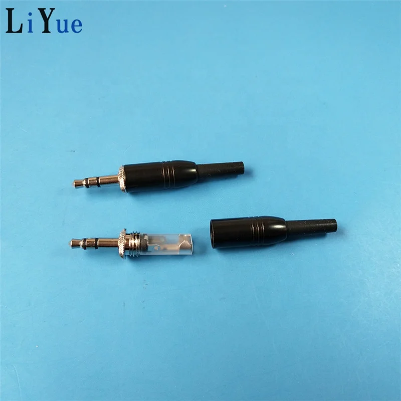 Headphone & earphone Application 3.5 male audio plug connector