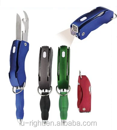 Multi Function Pen(with knives and light)