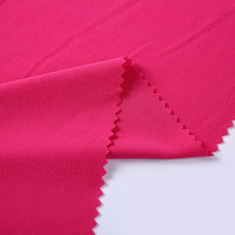2021 fashion milk silk elastic polyester recycled brushed single jersey fabric for garment