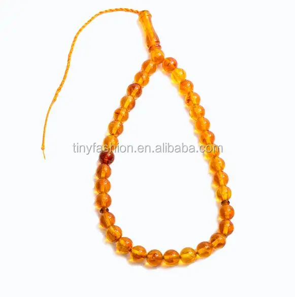 Muslim prayer beads bracelet rosary amber beads islamic tasbeeh