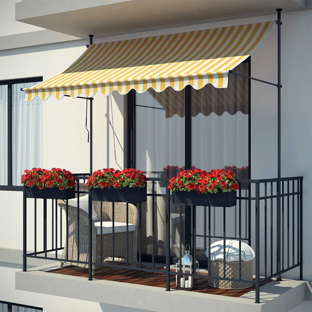 
Outdoor Waterproof Retractable Patio Awnings and Canopies 