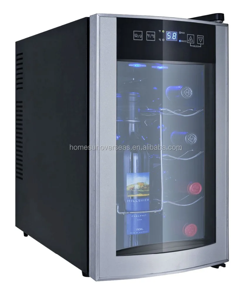 
BCW-25A 8 Bottle Electric Wine Cellar Fridges,Horizontal Semiconductor Electric Refrigerator Wine Cooler 