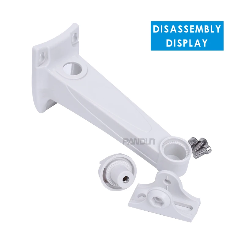 Дешевый Монтажный кронштейн из АБС-пластика для белой камеры видеонаблюдения