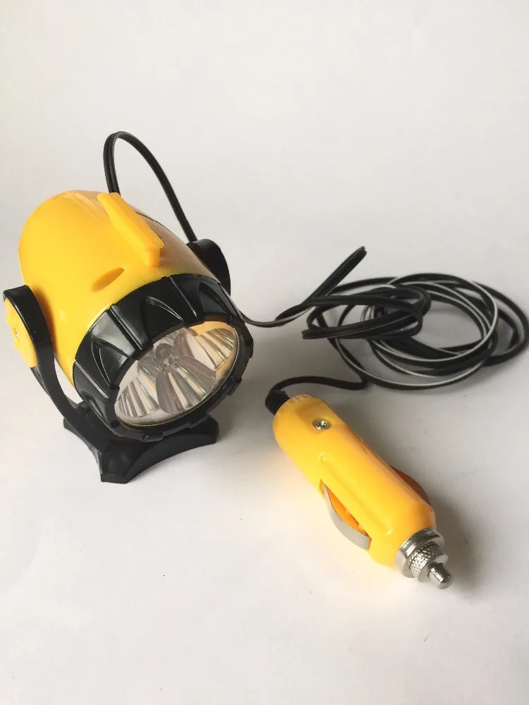 Светодиодный прожектор 12 В, магнитный Точечный светильник, 5 супер ярких светодиодов, сильное магнитное основание