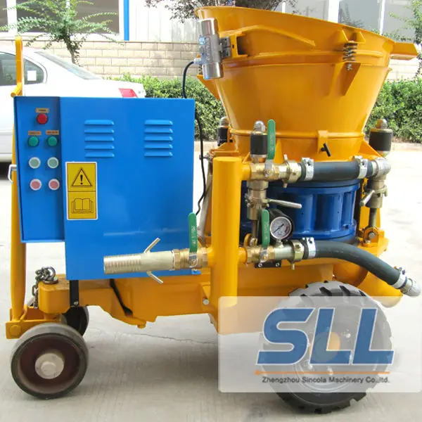 PZ-7 Concrete Dry-Mixer Shotcrete Plaster Spraying Machine For Wall
