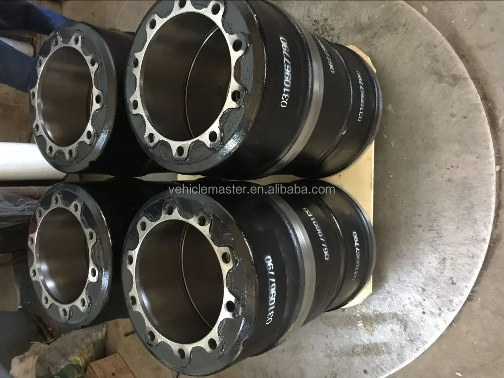 Заводская поставка, тормозные барабаны для тяжелых грузовиков, полуприцепов