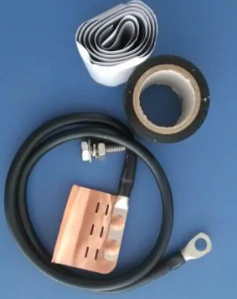 Standard Grounding Kit for 1/4 in and 3/8 in corrugated and braided coaxial cable and elliptical waveguide 240 and 380