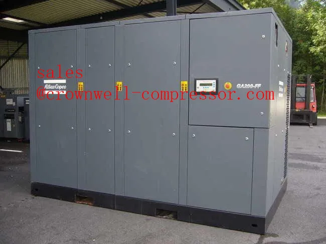 atlas copco GA 200 VSD W GA 250 VSD W GA 315 VSD W OIL-INJECTED ROTARY  SCREW COMPRESSORS