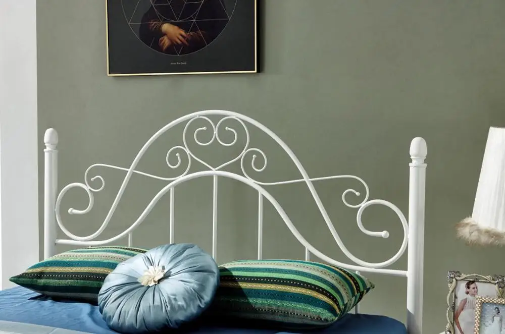 
foshan cheap double metal bed 