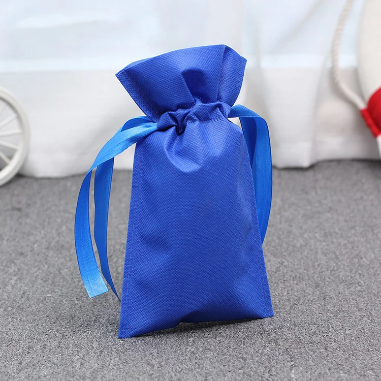 Wholesale High Quality Non Woven Fabric Mini Drawstring Bag Small Pouch