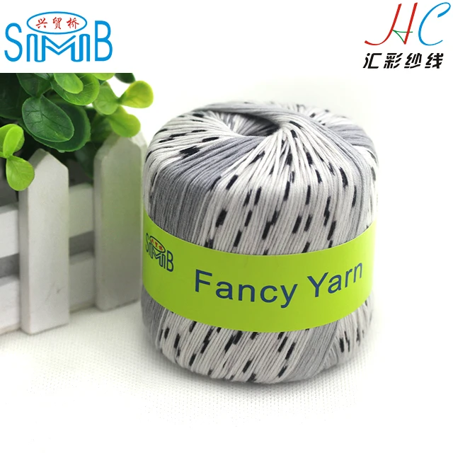 factory wholesale Fashion Popular Low Price space dyed fancy type  bamboo cotton mixed hand knitting yarn for knitting sweater