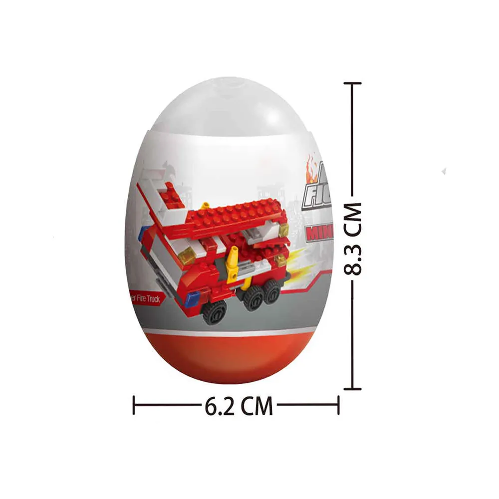 6 in 1 firefighter mini blocks,fireman sam toy set