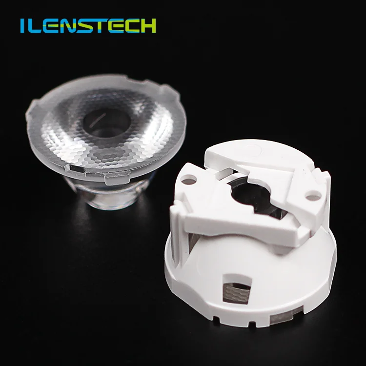 32mm diameter polishing Led lens for COB spot light pmma 24 36 degree led optical lens