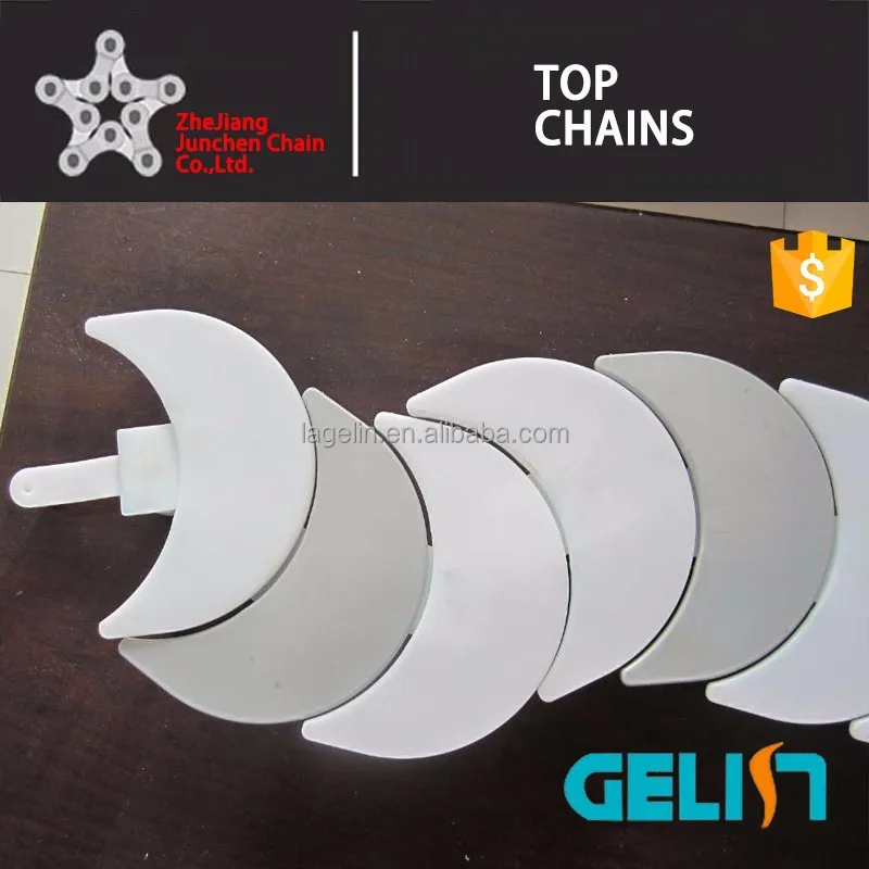 Easy clean conveyor belt sushi chain