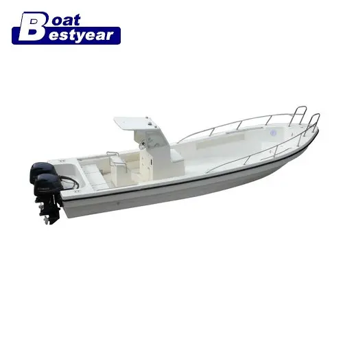 
2015 new model 26D fiberglass luxury Panga fishing boat for sale 
