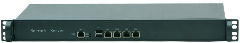 Сервер 1U Atom/Atom D525 4 * Lan Сетевой Брандмауэр Безопасности (CE/FCC/Rohs)