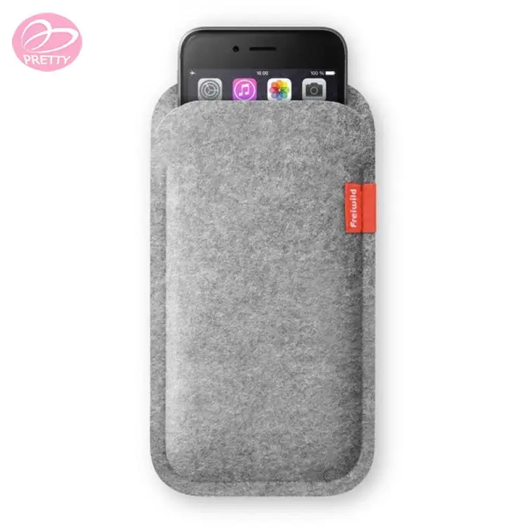 
Polyester Felt Embroidery Mobile Phone Pouch 