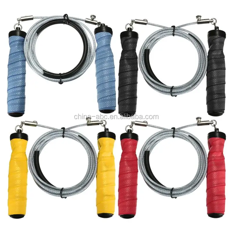 High speed ball bearing Crossfit Jump Rope 3 meters sweat absorbing bandage Skipping Rope