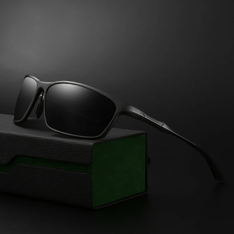 Polarized Night Vision Glasses Fishing Sports Aluminum Sunglasses