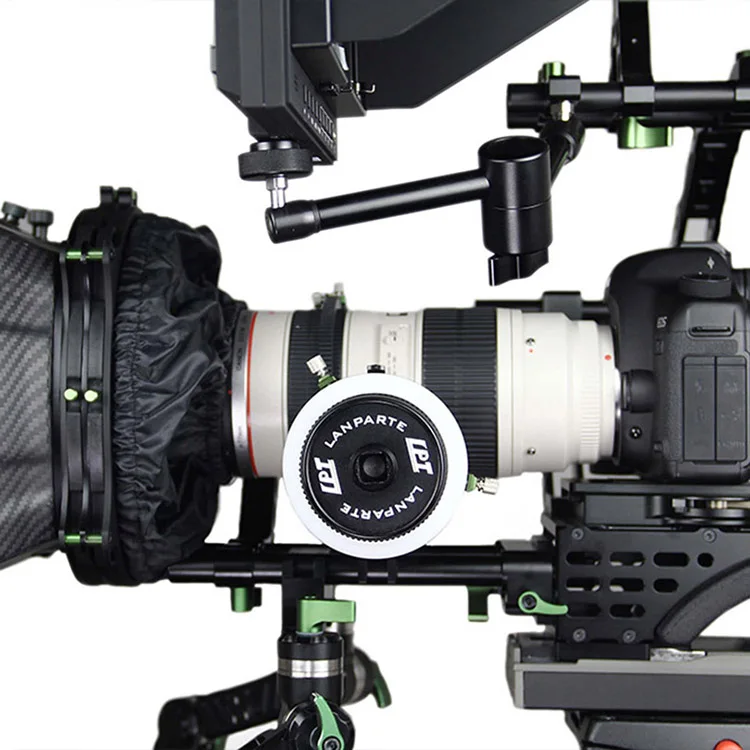 Lanparte professional camera shoulder rig V2B with AB stop follow focus for Canon EOS 5DII 5DIII 6DII