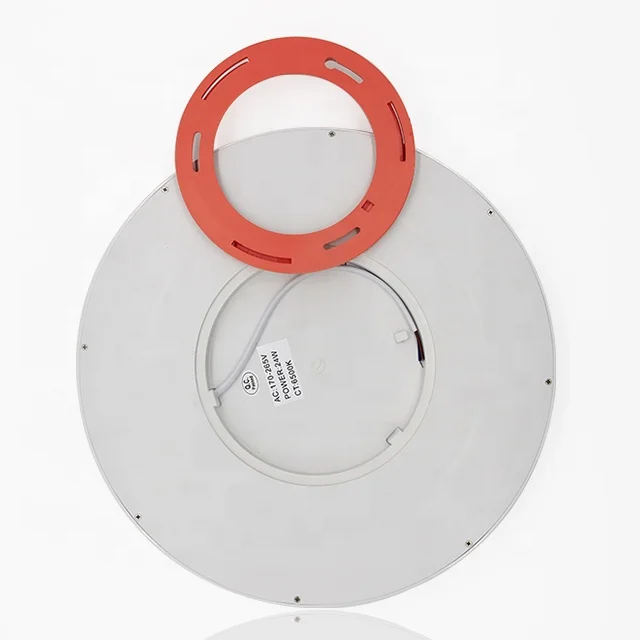Hot selling products ABS integrated round indoor lighting ceiling led panel light surface mounted 6w