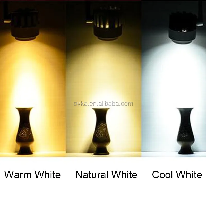 factory price exhibition hall led track light 12w led track rail spot light for shop store