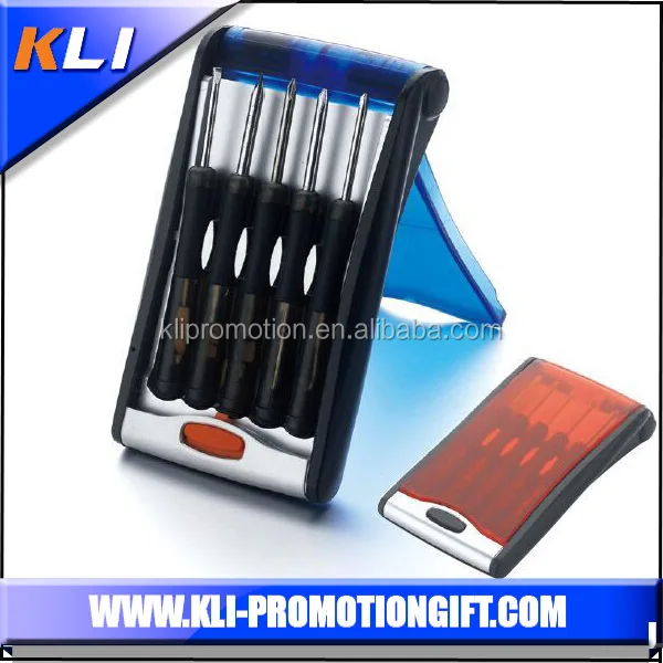 car shape mini tool set mini screwdriver set with led light