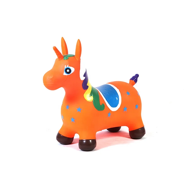 Детские спортивные игрушки ездить на животных игрушечные лошадки надувной Единорог бункер прыжки вне баланс упражнения