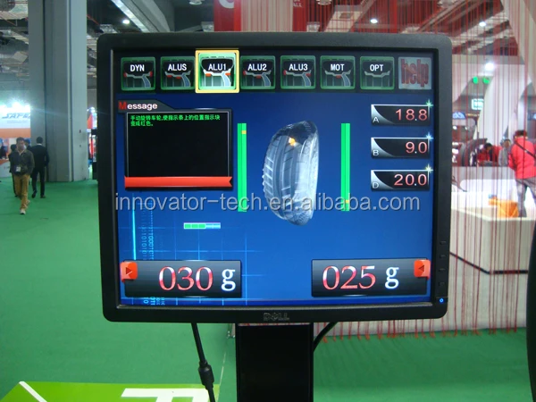 full automatic video display car wheel analyzer for balancing tire IT644