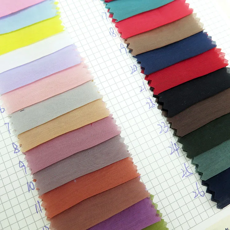 wholesale woven plain style Dyeing process high quality Ultra-thin nylon blend fabric for bedding, outdoor wear, dresses