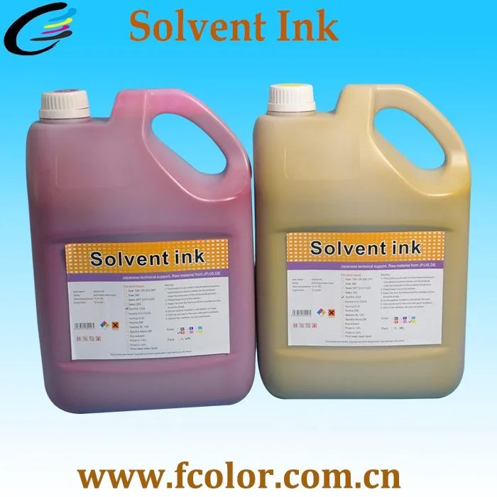 Solvent Ink For Konica 512i 35pl 14pl Printing Inks