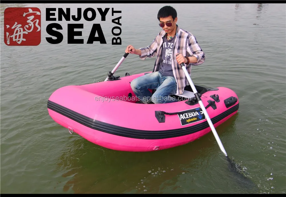 
Rigid inflatable small Aluminum floor Yacht boat with motor,2 person speed boat 