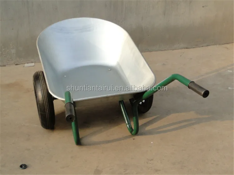
two wheel wheelbarrow/stainless steel wheelbarrow 