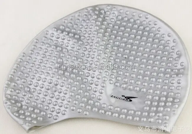 
Hotsale factory silicone rubber highly elastic swimming cap with printing cool unique swim caps 