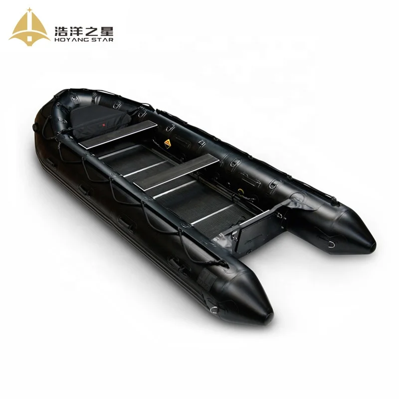 CE Certificate High Quality Hypalon Aluminum Floor RIB Inflatable Boat With Customized Color