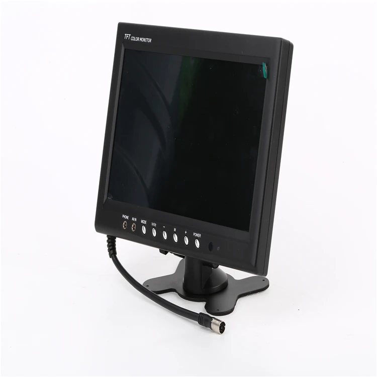 7 inch TFT LCD video input car monitor for buses
